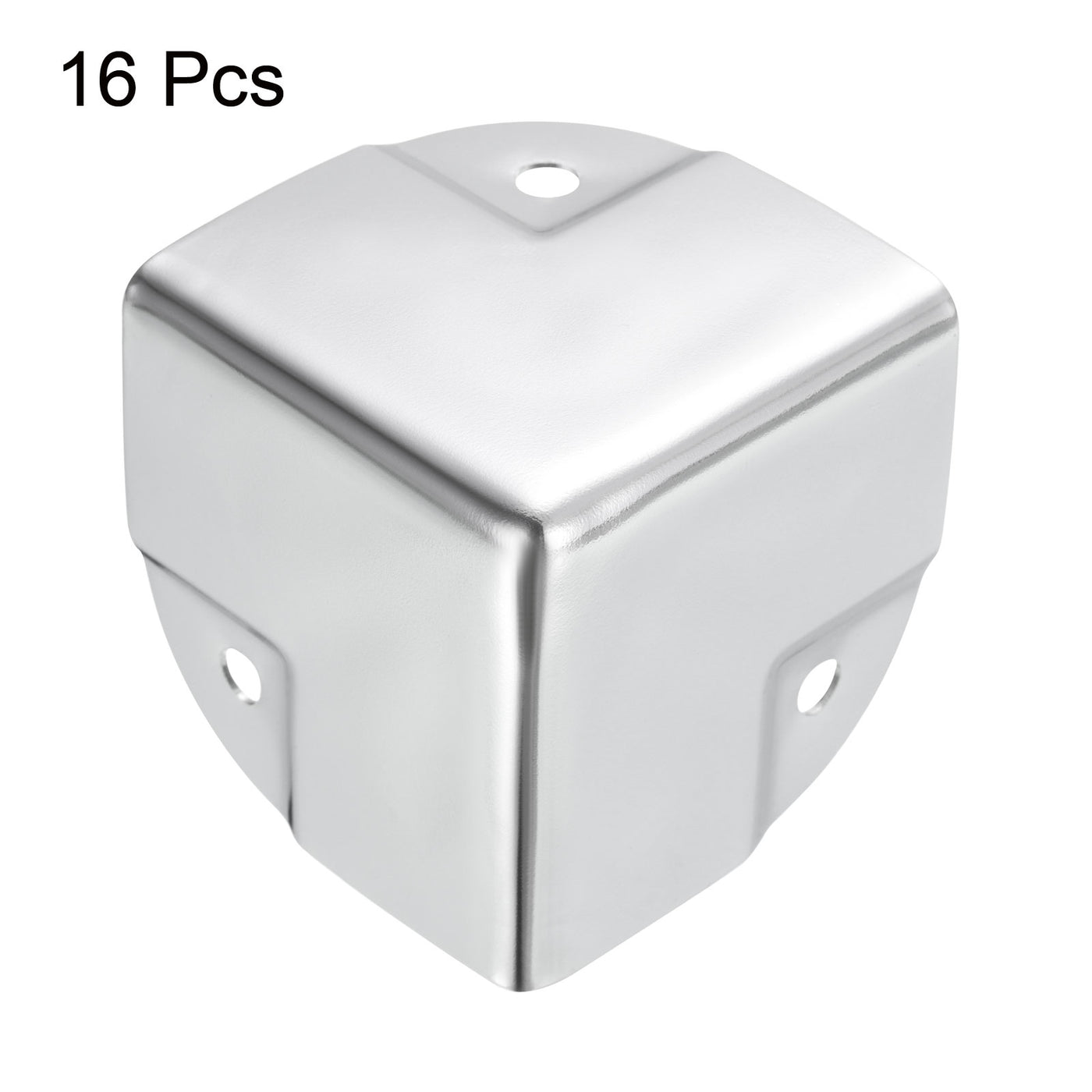 uxcell Uxcell Metall Box Eckschützer Box Kantenschutz Protektor 40 x 40 x 40mm Silber Ton 16Stk für Tischecken und Schreibtisch Ecken