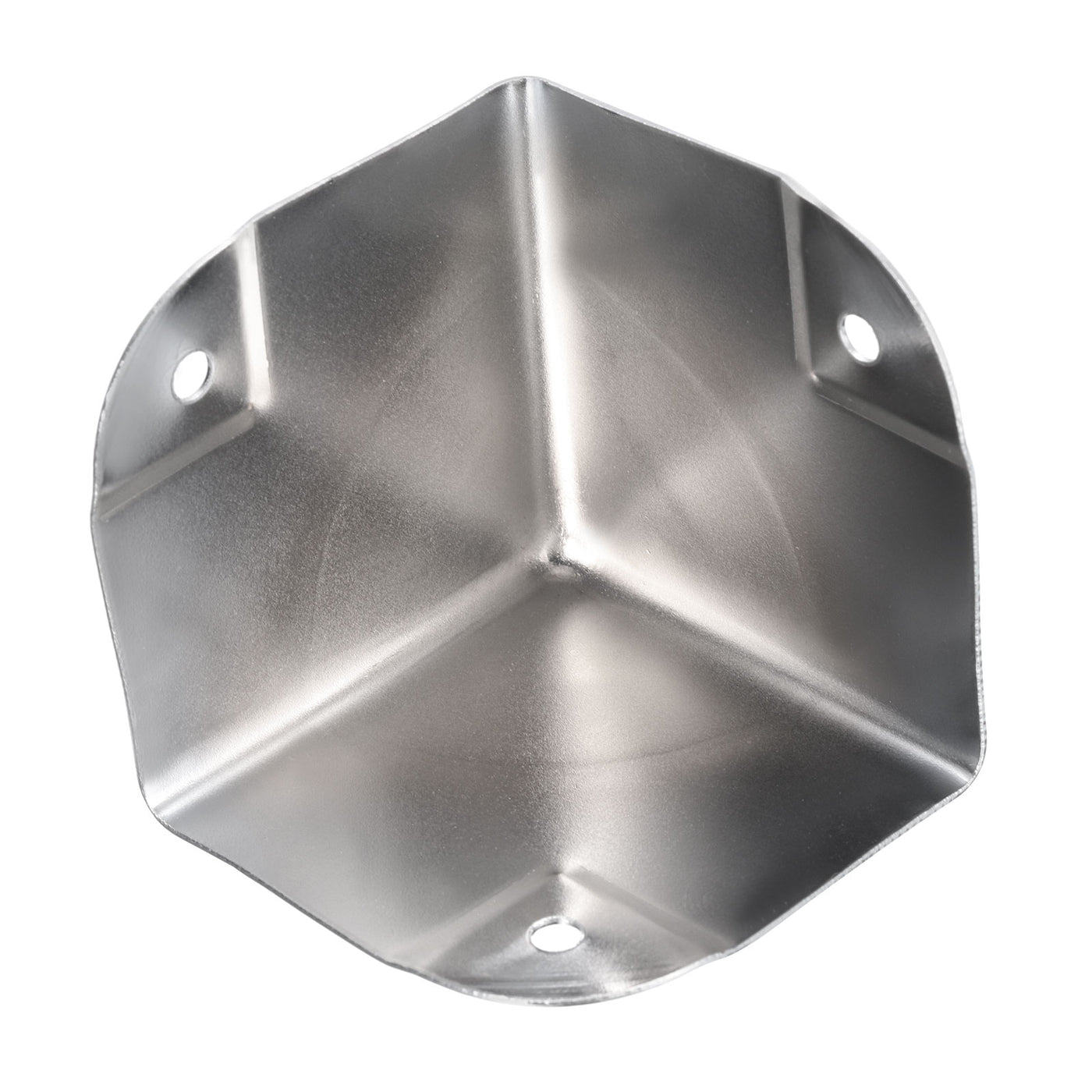 uxcell Uxcell Metall Box Ecken Schutz Box Kante Schutz Schutz 50 x 50 x 50mm Silber Ton 12Stk für Tisch Ecken und Schreibtisch Ecken