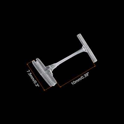 Harfington Standard Tagging Fastener Price Tag Label Tagging Barb 10mm 1000pcs Transparent