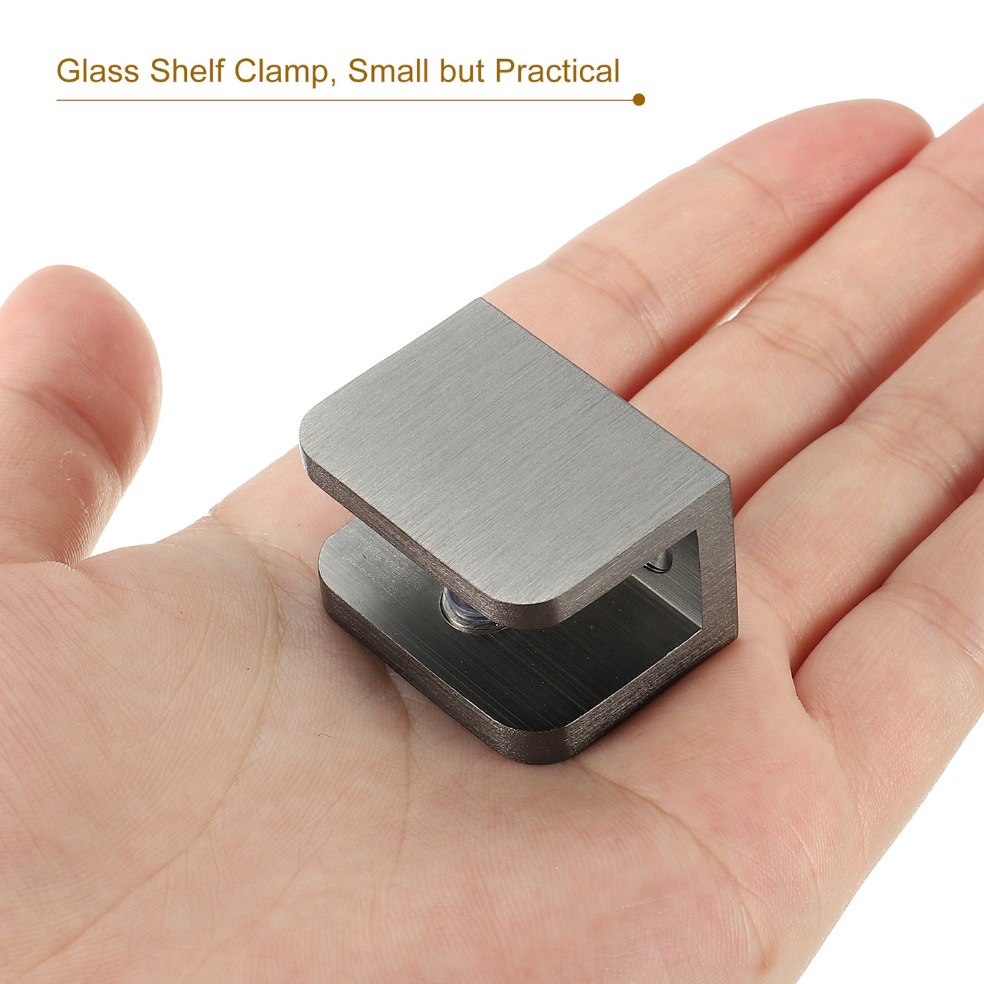 uxcell Uxcell Glass Shelf Clamp, Glass Clip Support