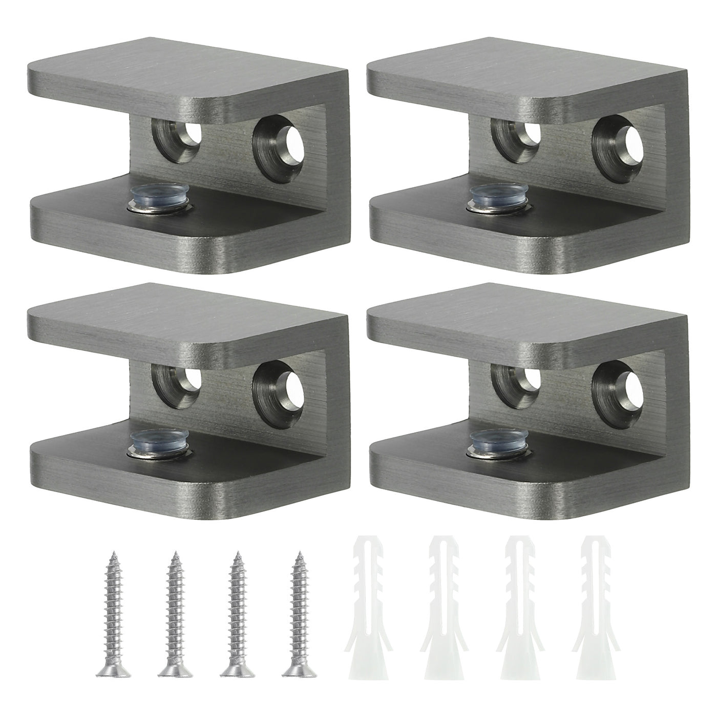 uxcell Uxcell Glass Shelf Clamp, Glass Clip Support