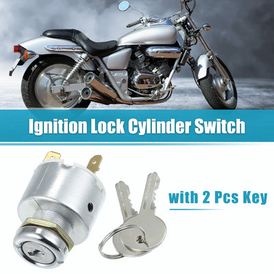 Harfington Ignition Switch with Keys Fit for Series IIA 88 Series IIA 109 Series III 88 Series III 109 - Pack of 3