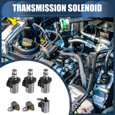 Harfington Transmission Solenoid Kit, for Mazda CX-7 2012 for Ford Focus 2000-2012 Black, 1 Set