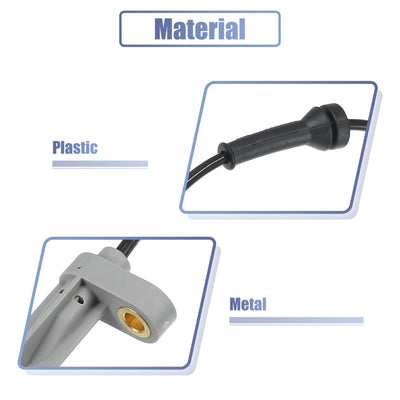 Harfington Hinten Links Rechts ABS Sensor Raddrehzahlsensor Nr. 4545A3/9640921980 für Peugeot 206 2A/C 1998-2019 Schrägheck für Peugeot 206 2A/C 1998-2016 Schrägheck