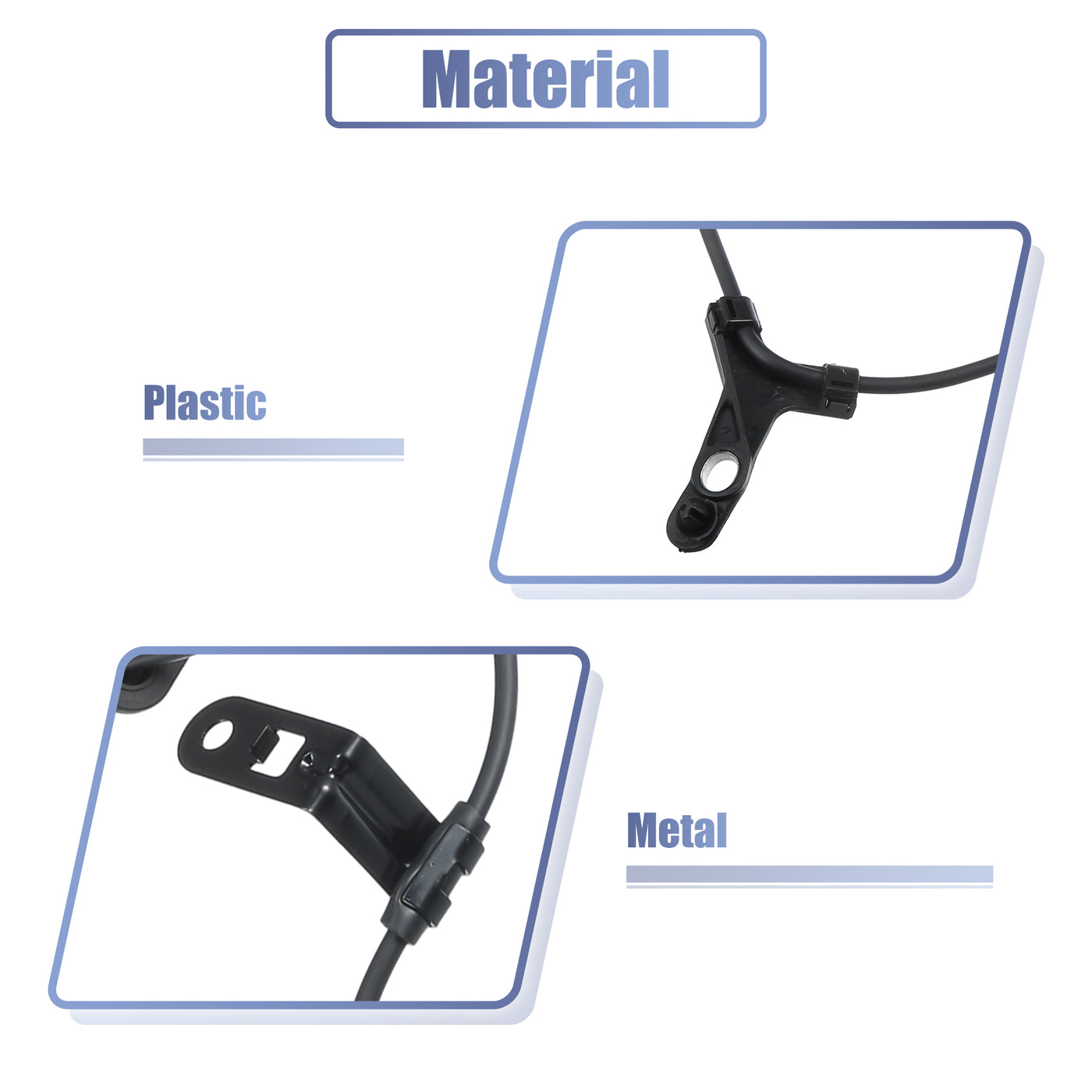 X AUTOHAUX Hinten rechts ABS-Sensor Raddrehzahlsensor Nr. 89516-02210/89516-12140/89516-02130 für Toyota Corolla 2009-2019 für Toyota Matrix 2009-2013