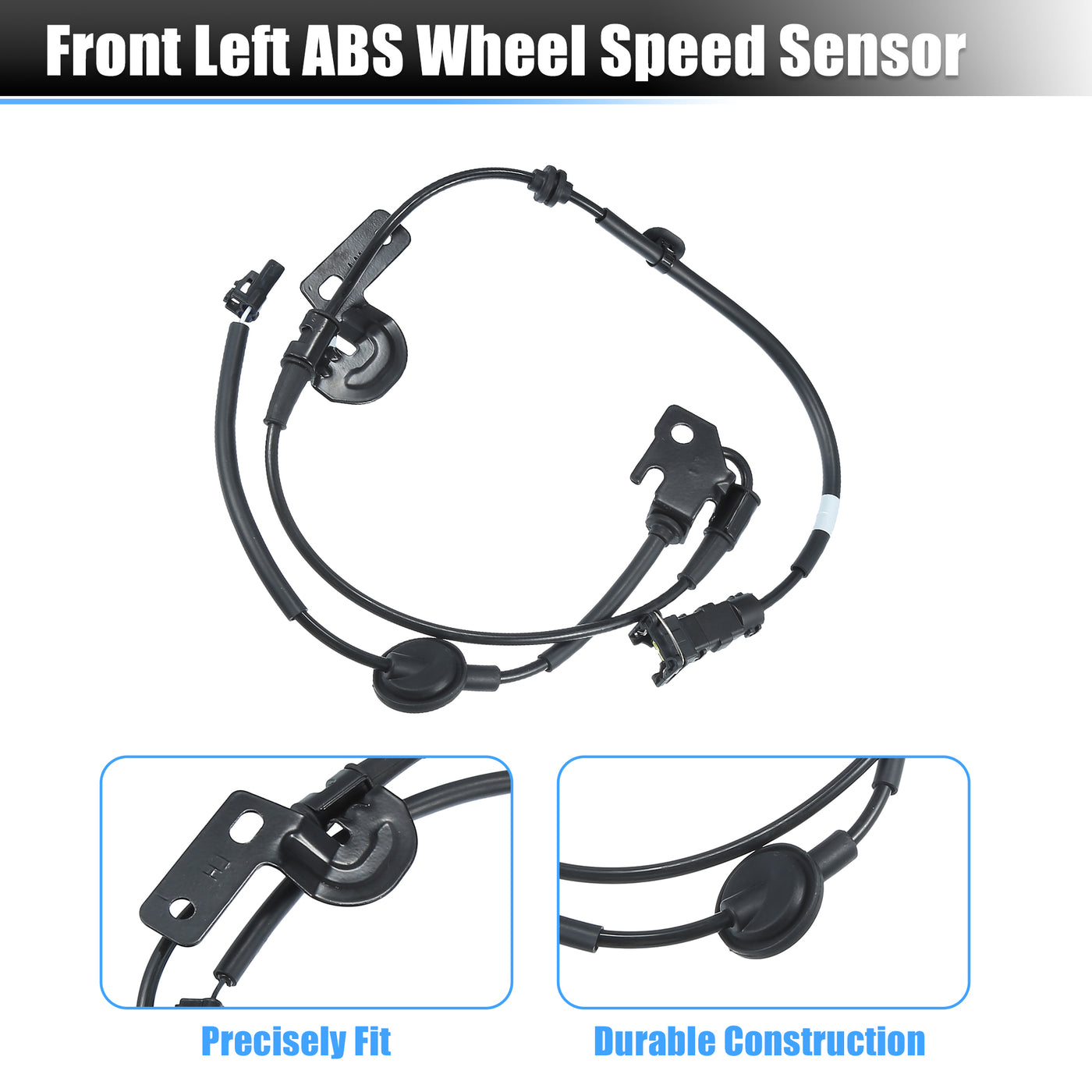 X AUTOHAUX Rear Left ABS Wheel Speed Sensor No.59910-C1000 for Hyundai Sonata 2015 2016 2017