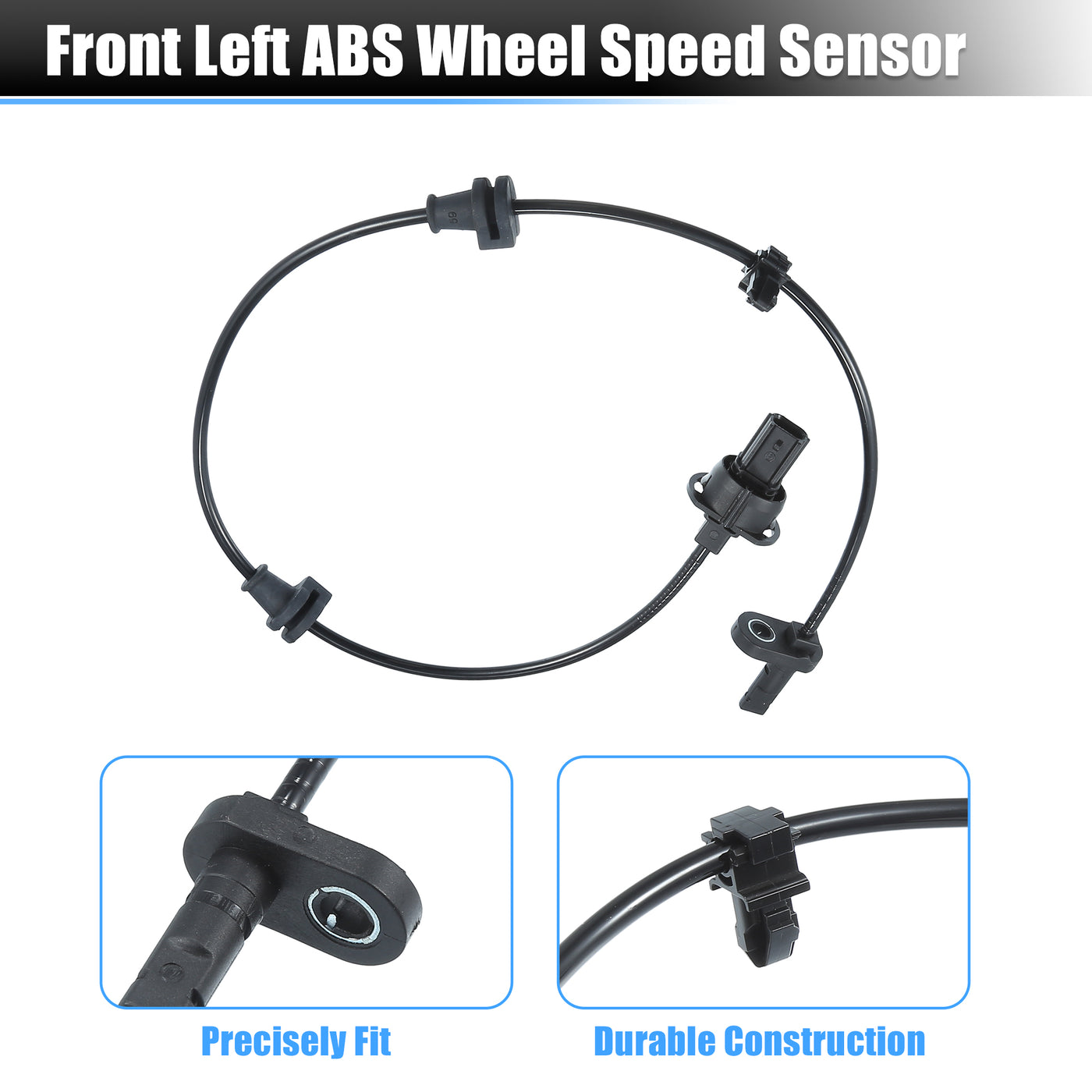 X AUTOHAUX Front Right ABS Wheel Speed Sensor No.57450T5R003 for Honda Fit L4 1.5L 2015-2020 Hatchback