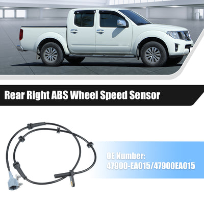 Harfington Rear Right ABS Wheel Speed Sensor No.47900EA015 for Nissan Frontier 2005-2019