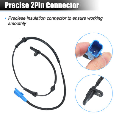 Harfington Front Left or Right ABS Wheel Speed Sensor No.9655067880 for PEUGEOT for CITROEN