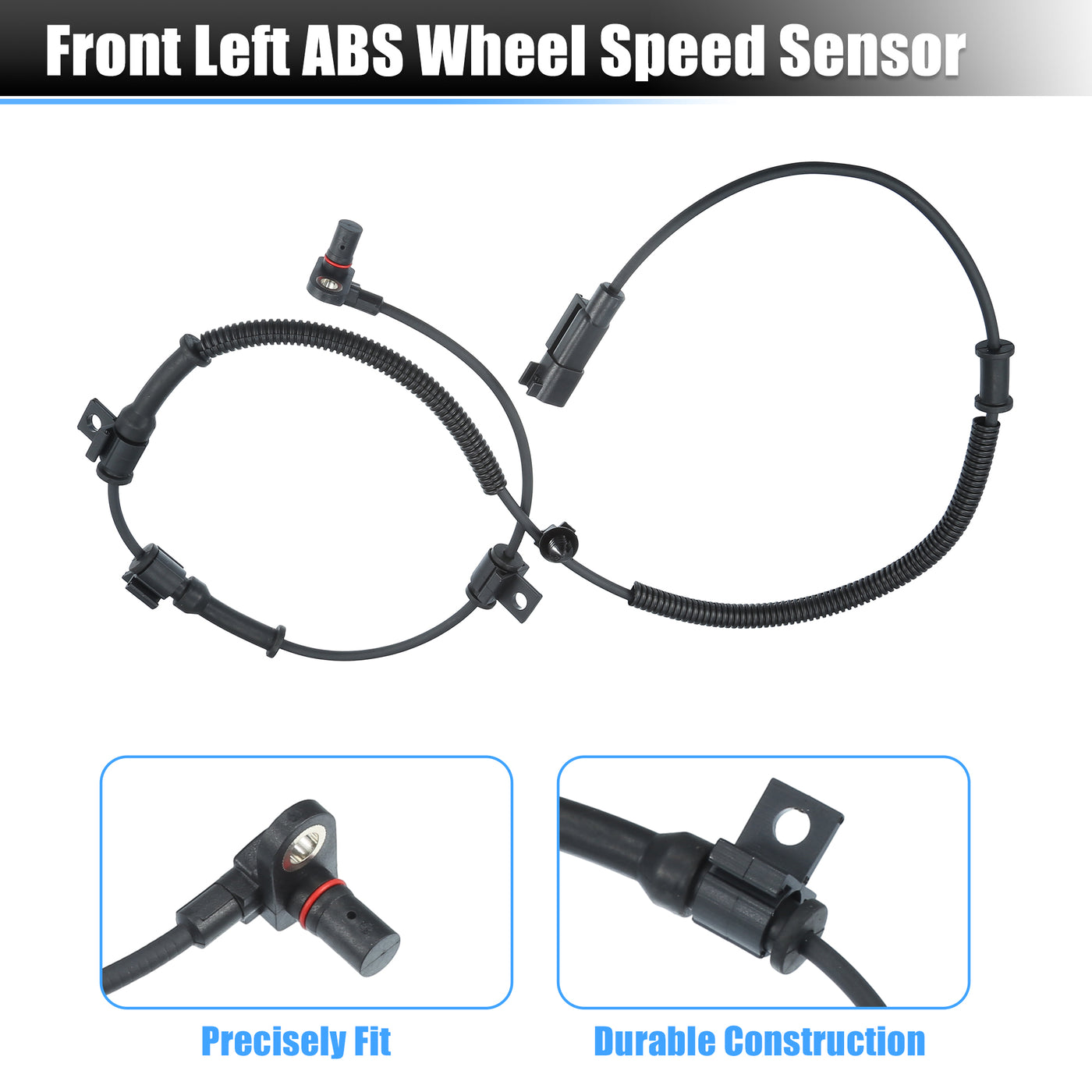 X AUTOHAUX Front Left or Right ABS Wheel Speed Sensor No.BC3Z2C204B for Ford F250 F350 F450 F550 2011-2012