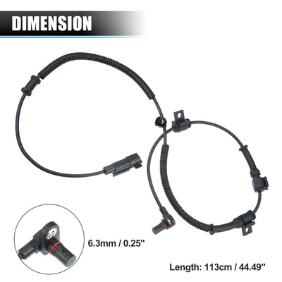 Harfington Front Left or Right ABS Wheel Speed Sensor No.BC3Z2C204B for Ford F250 F350 F450 F550 2011-2012