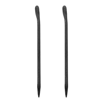 Harfington 2pcs Line-Up Pry Bar 22" Length 0.6" Rod Dia Hexagonal Steel Crowbar Sleever Bar