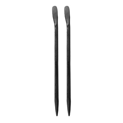 Harfington 2pcs Line-Up Pry Bar 22" Length 0.7" Rod Dia Hexagonal Steel Crowbar Sleever Bar