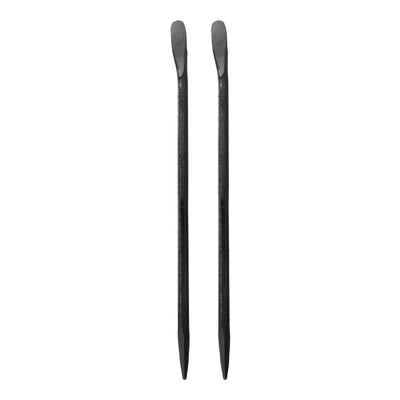 Harfington 2pcs Line-Up Pry Bar 30" Length 0.7" Rod Dia Hexagonal Steel Crowbar Sleever Bar