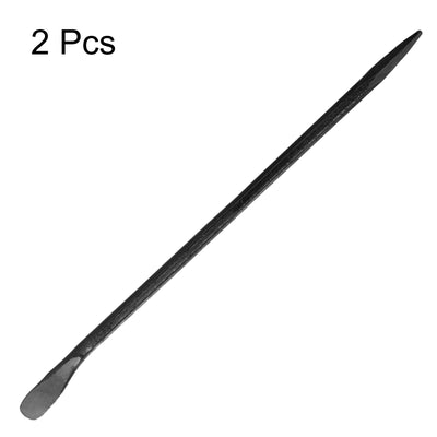 Harfington 2pcs Line-Up Pry Bar 37" Length 0.7" Rod Dia Hexagonal Steel Crowbar Sleever Bar