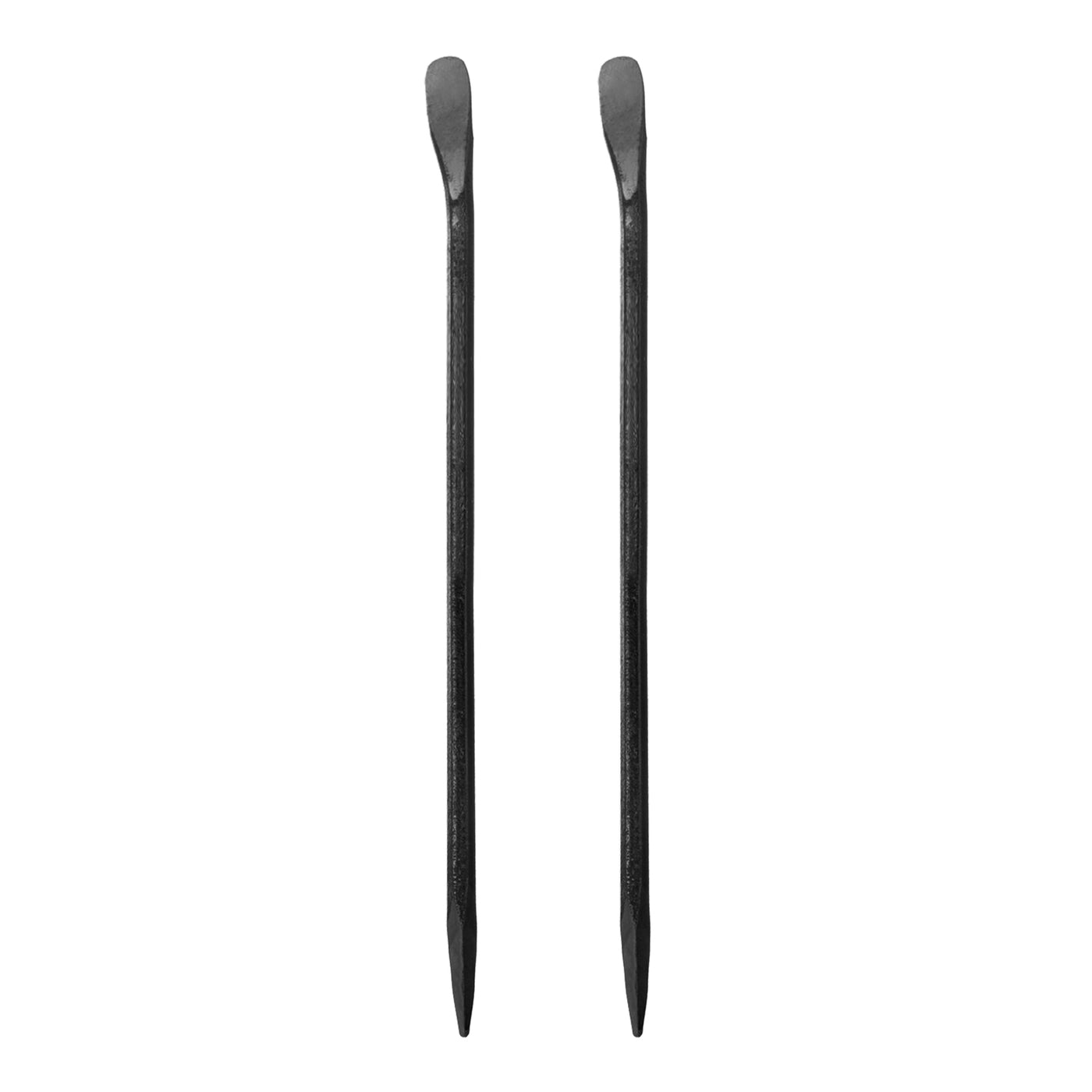 Harfington 2pcs Line-Up Pry Bar 37" Length 0.7" Rod Dia Hexagonal Steel Crowbar Sleever Bar