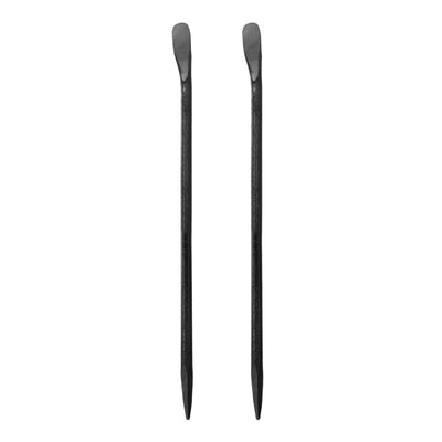 Harfington 2pcs Line-Up Pry Bar 37" Length 0.7" Rod Dia Hexagonal Steel Crowbar Sleever Bar