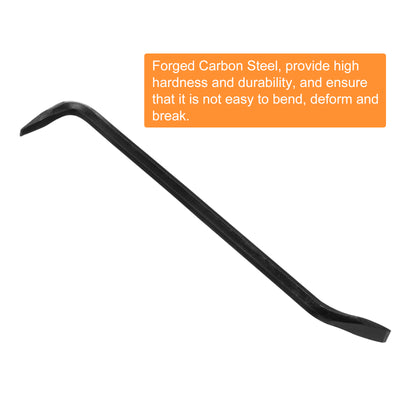 Harfington Line-Up Pry Bar 30" Length 0.9" Dia Hex Steel Crowbar Sleever Bar with 90° Head