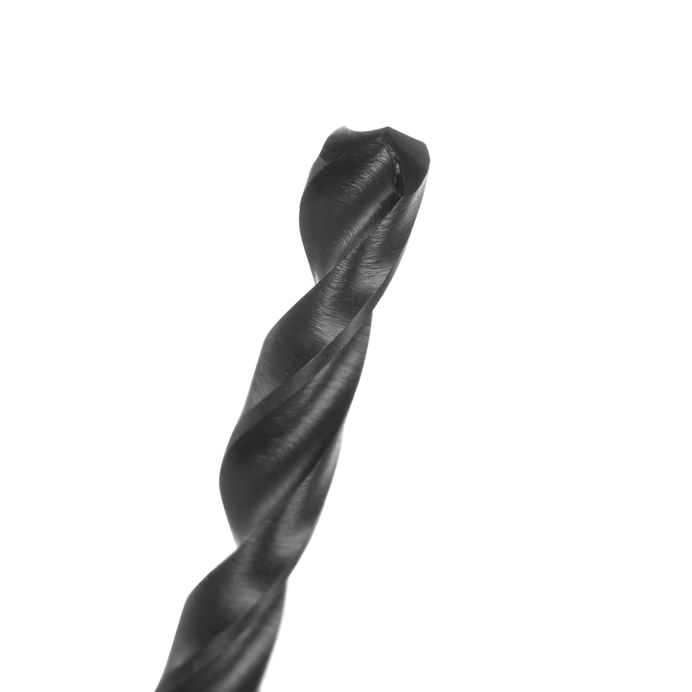 uxcell Uxcell High Speed Steel Lengthen Twist Drill Bit 4.2mm Black Oxide Round Shank 4Pcs