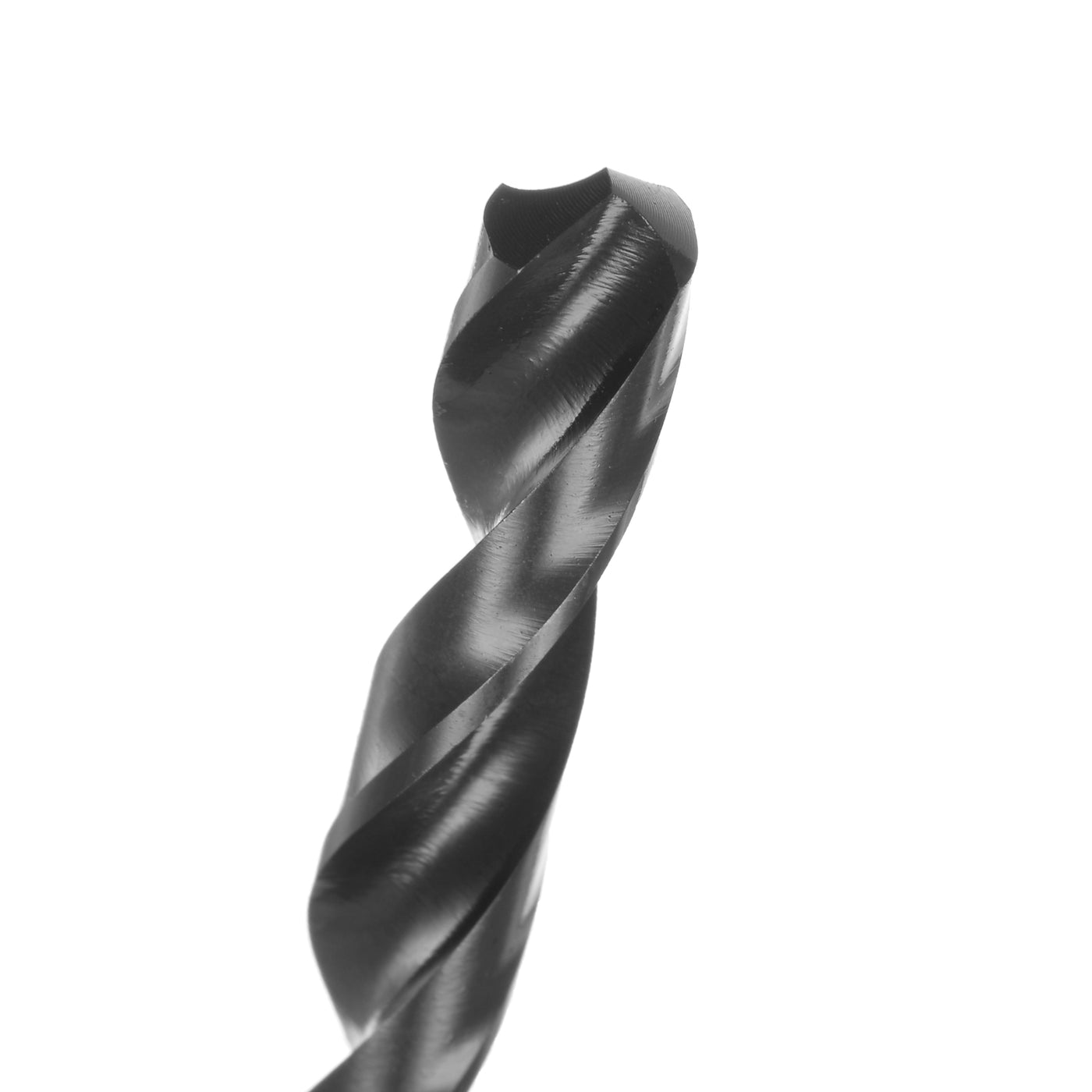 uxcell Uxcell High Speed Steel Lengthen Twist Drill Bit 8mm Black Oxide Round Shank 3Pcs