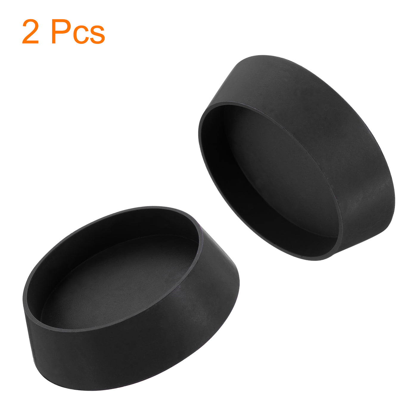 uxcell Uxcell 2pcs Rubber Drain Stopper Bathtub Drain Plug Fits 1-3/4 Inch to 2 Inch, Black