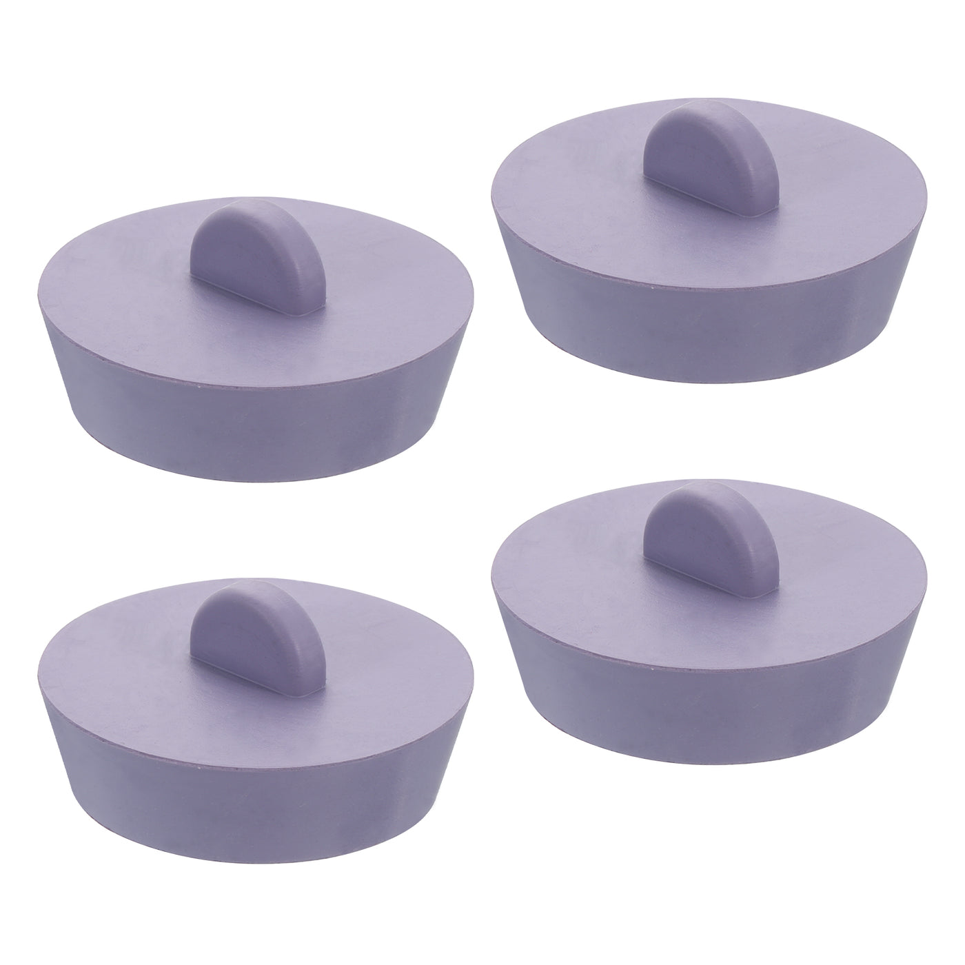 uxcell Uxcell 4pcs Rubber Drain Stopper Bathtub Drain Plug Fits 1-3/4 Inch to 28 Inch, Grey