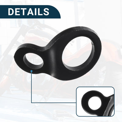 Harfington Automotive Tie Down Strap Rings Multi-Purpose | Anchors Hooks Black 10 Pcs