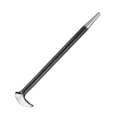 Harfington Rolling Head Pry Bar 6" Length 0.3" Rod Dia Steel Lady-foot Bar Heel Pry Bars