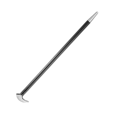 Harfington Rolling Head Pry Bar 12" Length 0.4" Rod Dia Steel Lady-foot Bar Heel Pry Bars