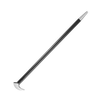 Harfington Rolling Head Pry Bar 16" Length 0.6" Rod Dia Steel Lady-foot Bar Heel Pry Bars