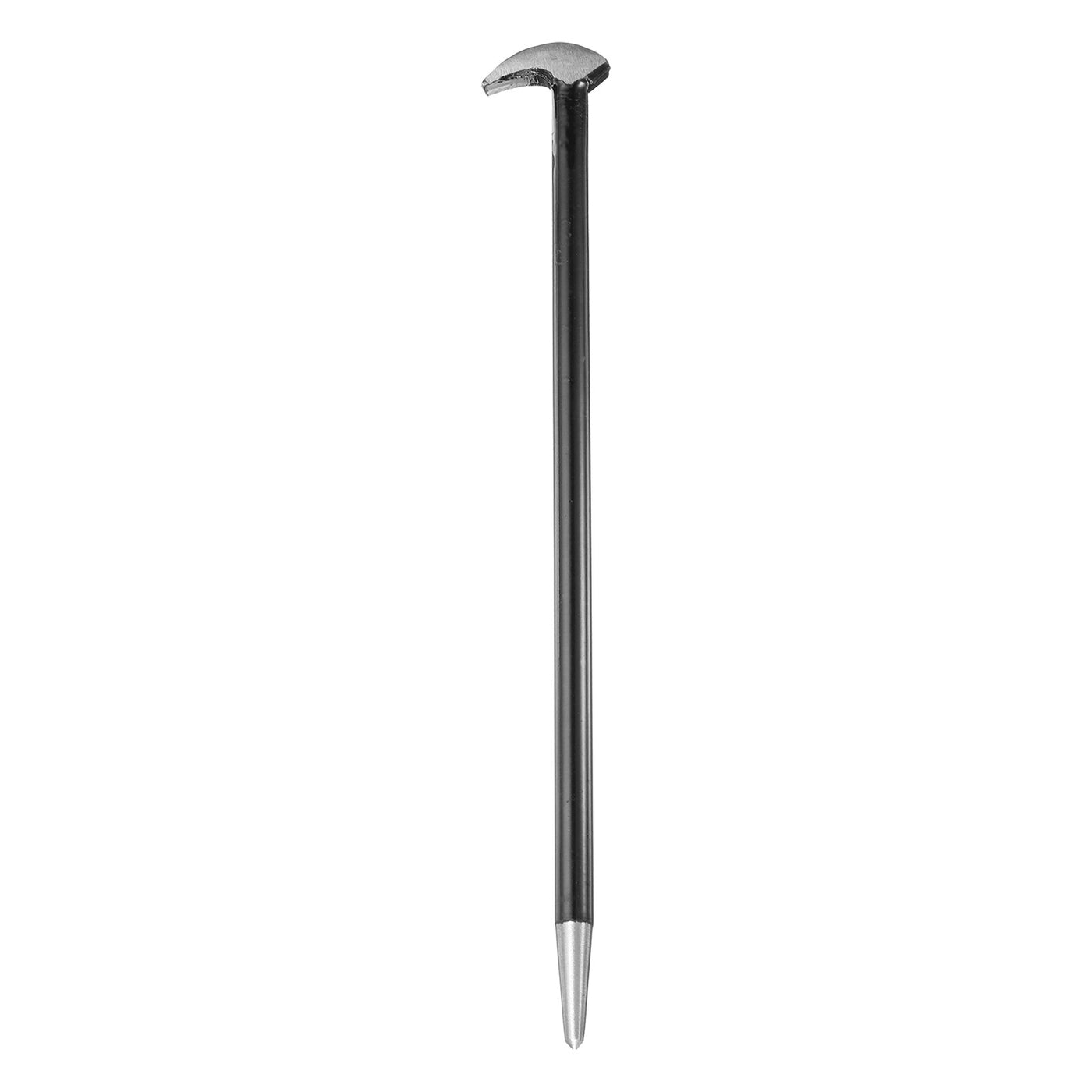 Harfington Rolling Head Pry Bar 16" Length 0.6" Rod Dia Steel Lady-foot Bar Heel Pry Bars