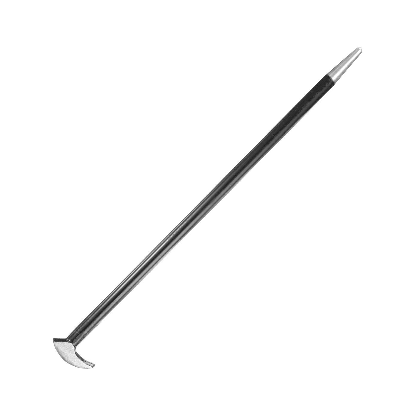 Harfington Rolling Head Pry Bar 20" Length 0.6" Rod Dia Steel Lady-foot Bar Heel Pry Bars