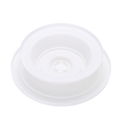 Harfington Cake Rotating Turntable 10.8 Inch White Piping Turntable Stand Plastic Revolving Cake Tools for Cupcakes Board Bread Tray - 1 Pcs