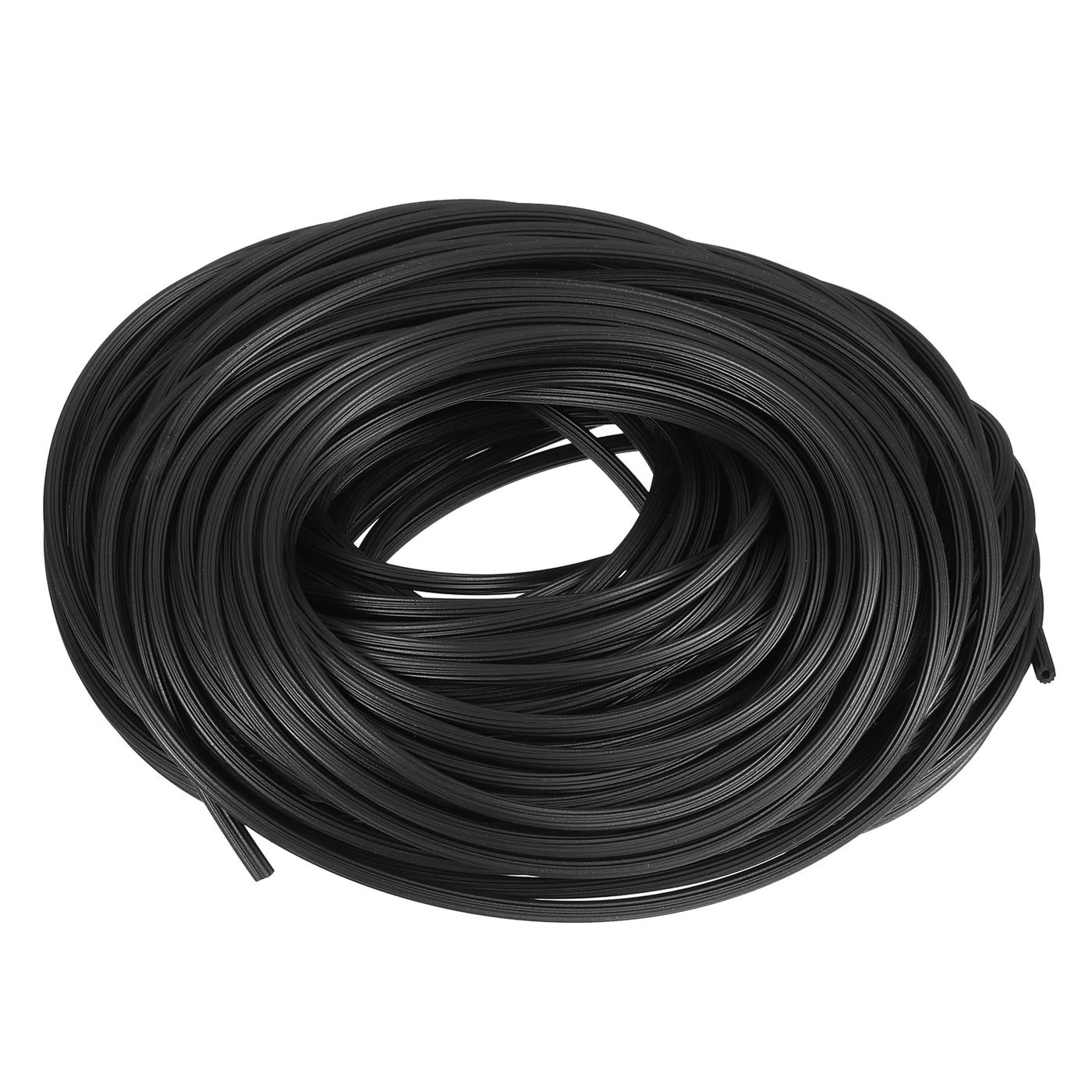 uxcell Uxcell Fensterspline, 0,16"x100FT Runder Fensterschirm-Reparatur-Spline für den Ersatz von Tür- und Fensterschirmen, Schwarz