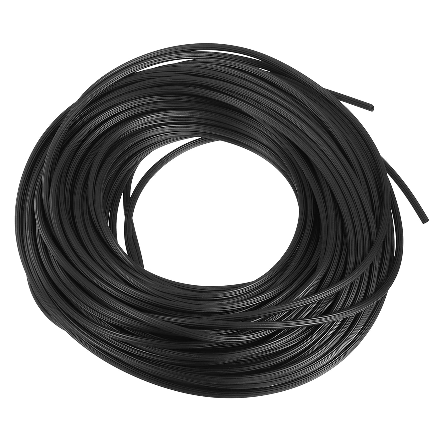 uxcell Uxcell Fensterspline, 0,19"x100FT Runder Fensterschirm-Reparatur-Spline für den Ersatz von Tür- und Fensterschirmen, Schwarz