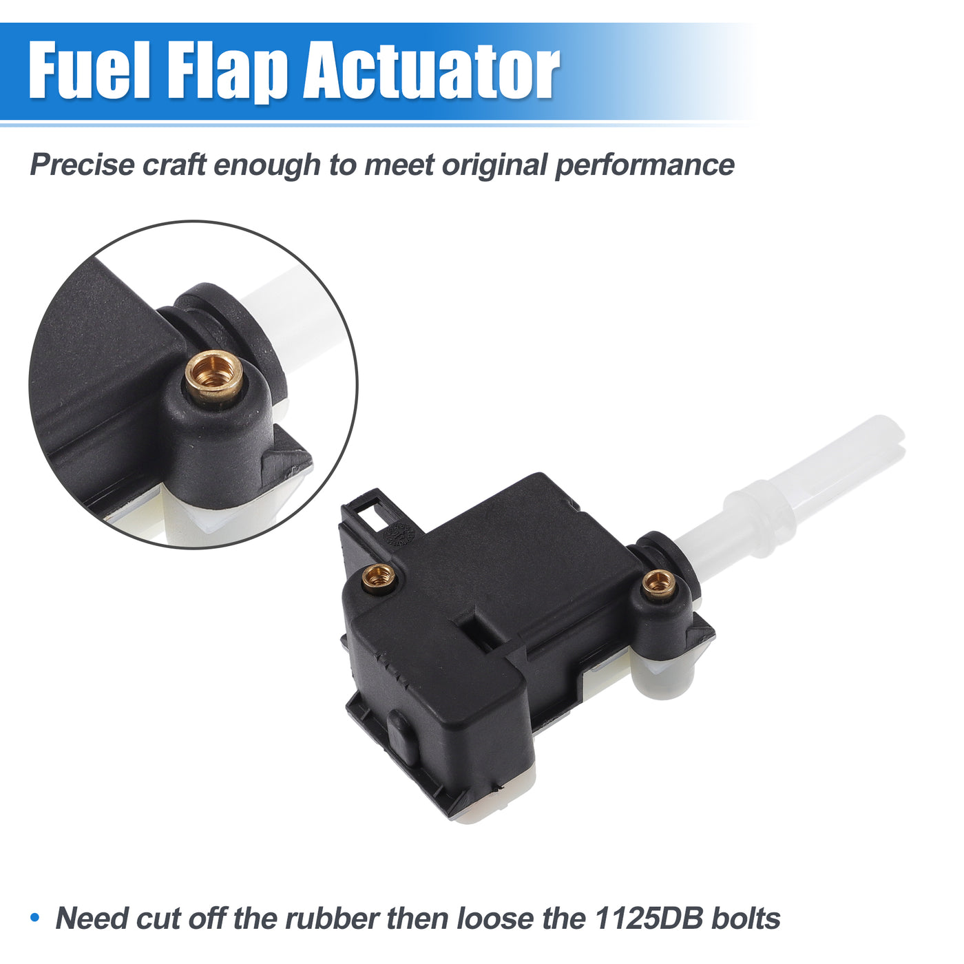 X AUTOHAUX Fuel Door Lock Actuator No.3B0959781D for Volkswagen Passat 2001-2005 for Volkswagen Touareg 2004-2010