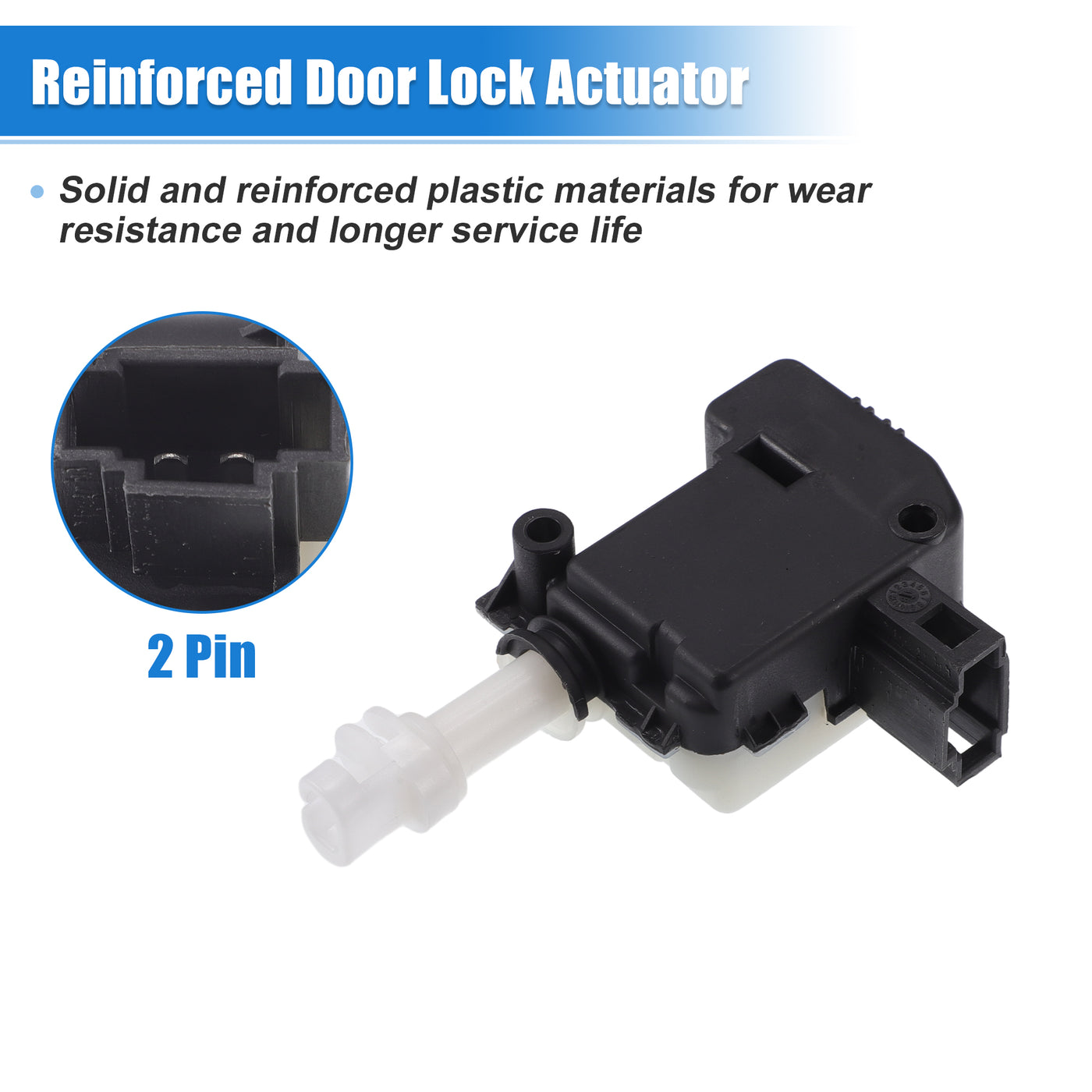 X AUTOHAUX Fuel Door Lock Actuator No.1J6810773A/1J6810773B for SKODA OCTAVIA 1996-2010