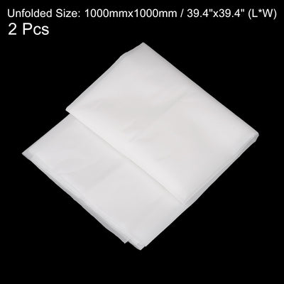 Harfington Uxcell 2pcs 60 Micron Paint Nylon Mesh Filter Woven Net Sheet Filter Cloth (39"x39")