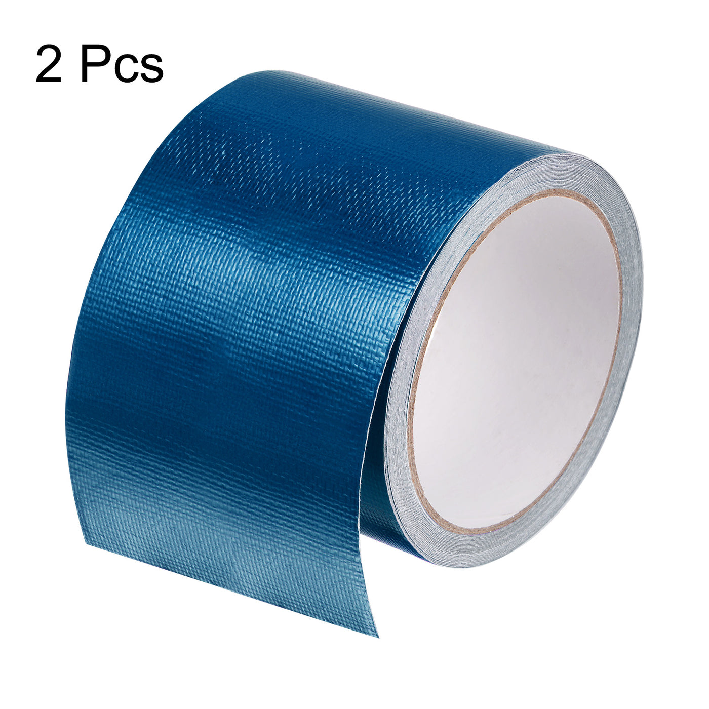 Harfington 2pcs Tarpaulin Repair Tape 3.15" x 24.6ft Strong Adhesion for Home Repair, Blue