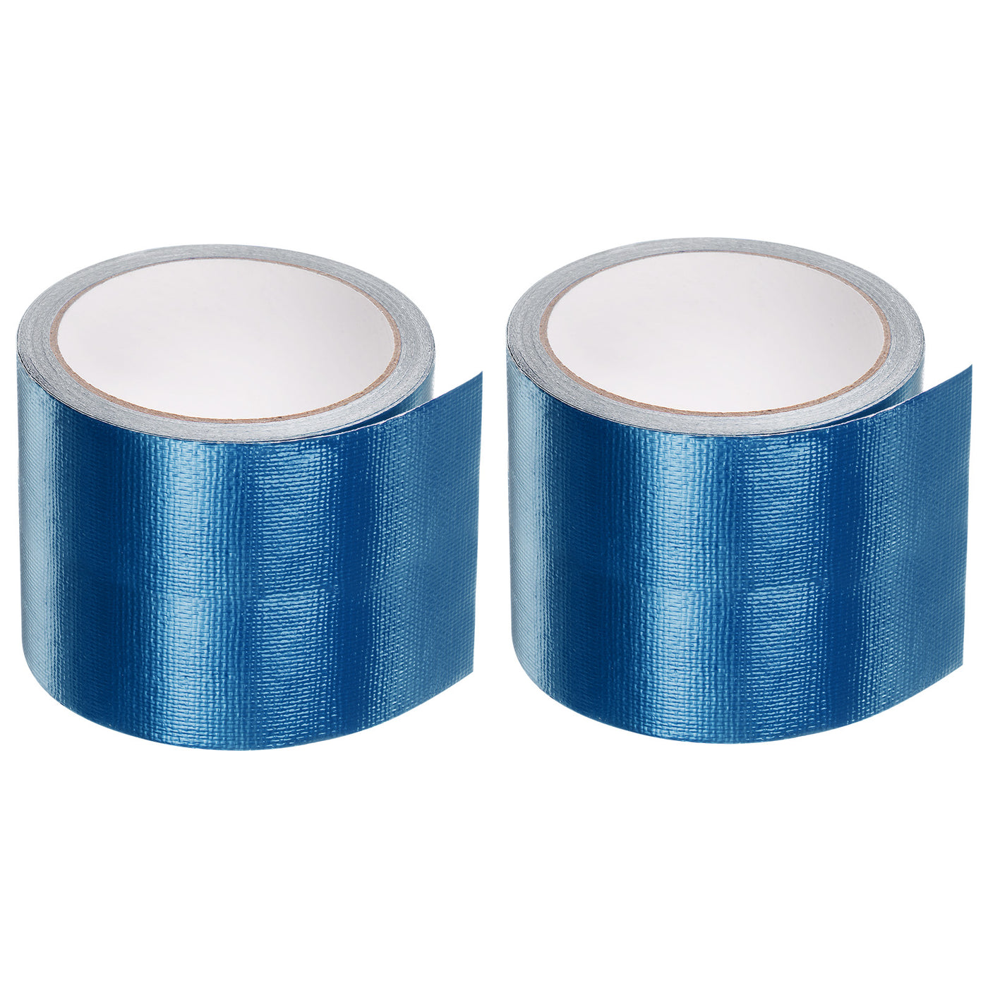 Harfington 2pcs Tarpaulin Repair Tape 3.15" x 24.6ft Strong Adhesion for Home Repair, Blue