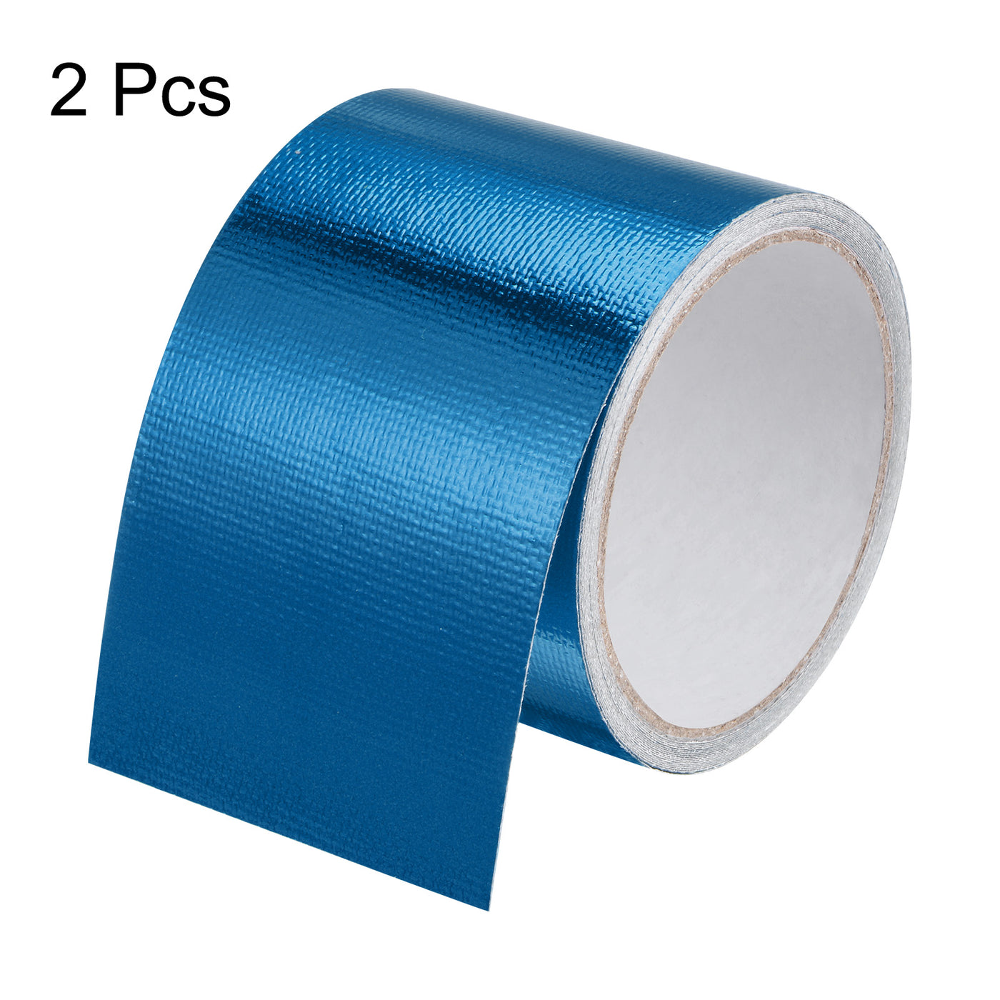 Harfington 2pcs Tarpaulin Repair Tape 3.15" x 14.6ft Strong Adhesion for Home Repair, Blue