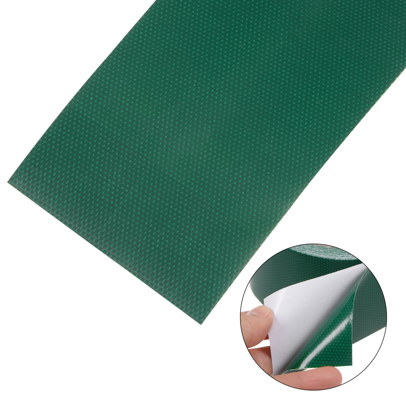 Harfington 2pcs Tarpaulin Repair Tape 3.15" x 14.6ft for DIY Home Repair, Dark Green