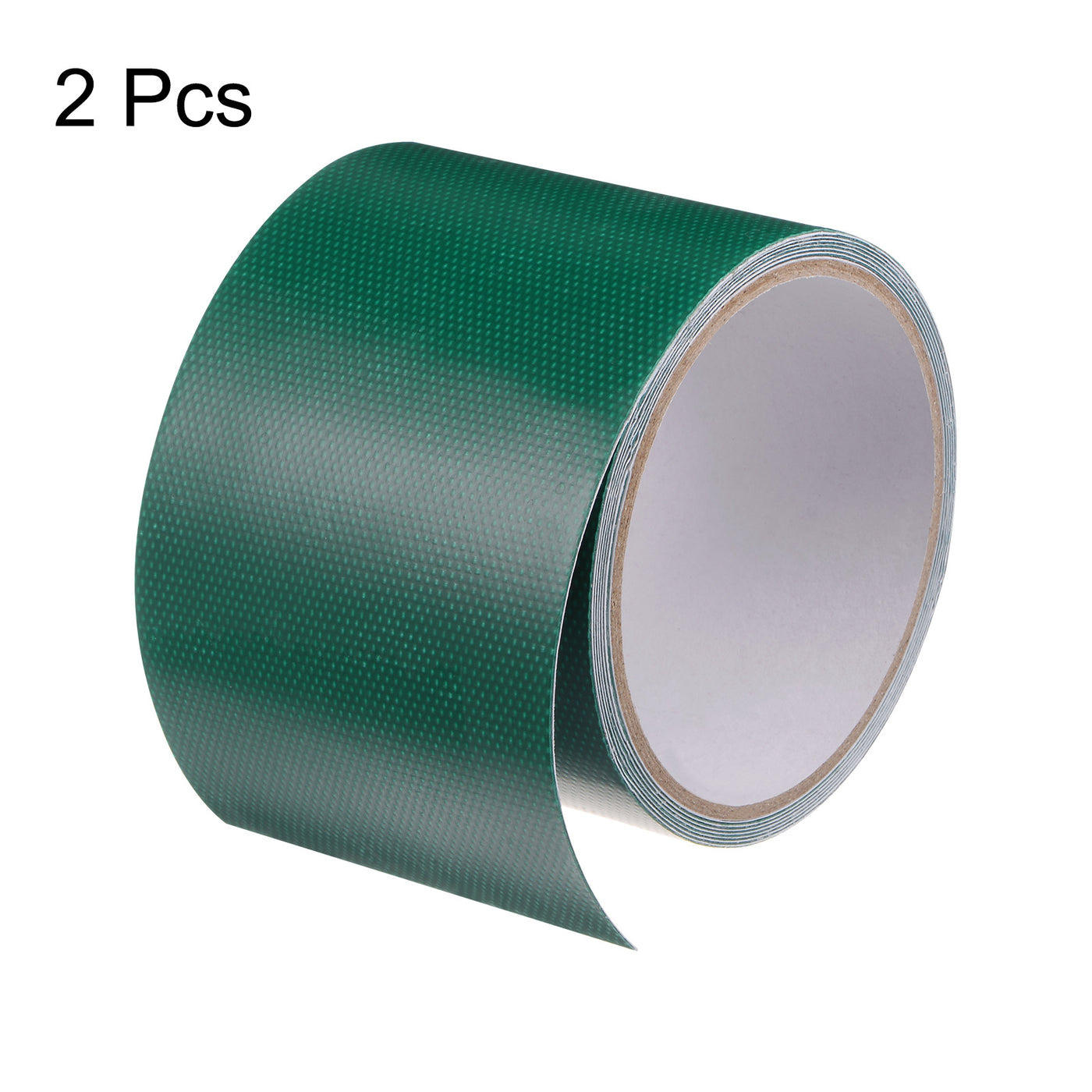 Harfington 2pcs Tarpaulin Repair Tape 3.15" x 6.6ft for DIY Home Repair, Dark Green