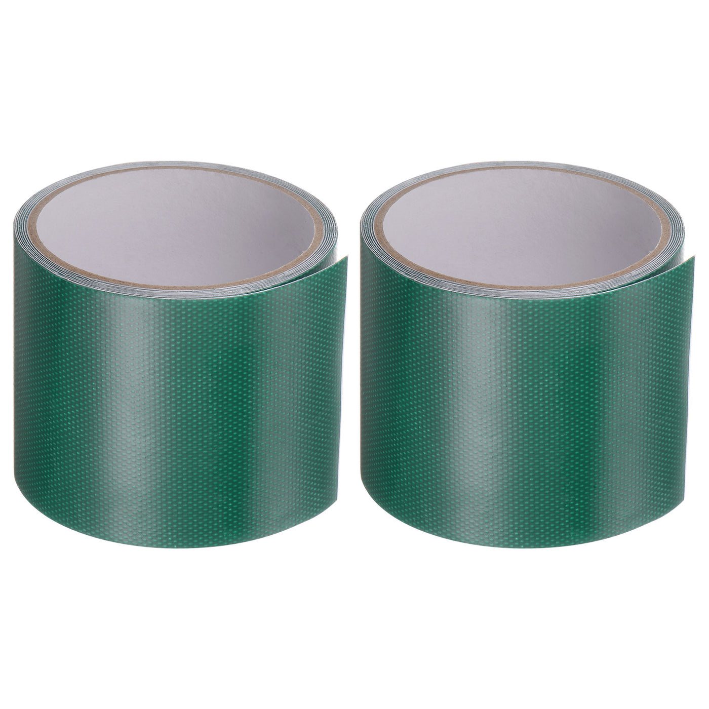 Harfington 2pcs Tarpaulin Repair Tape 3.15" x 6.6ft for DIY Home Repair, Dark Green