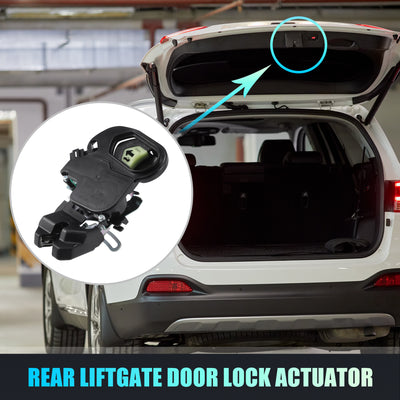 Harfington Replacement Rear Liftgate Door Lock Actuator for Honda Civic EX 2006-2011 Tailgate Latch Assembly No.74851SNAA22 Black