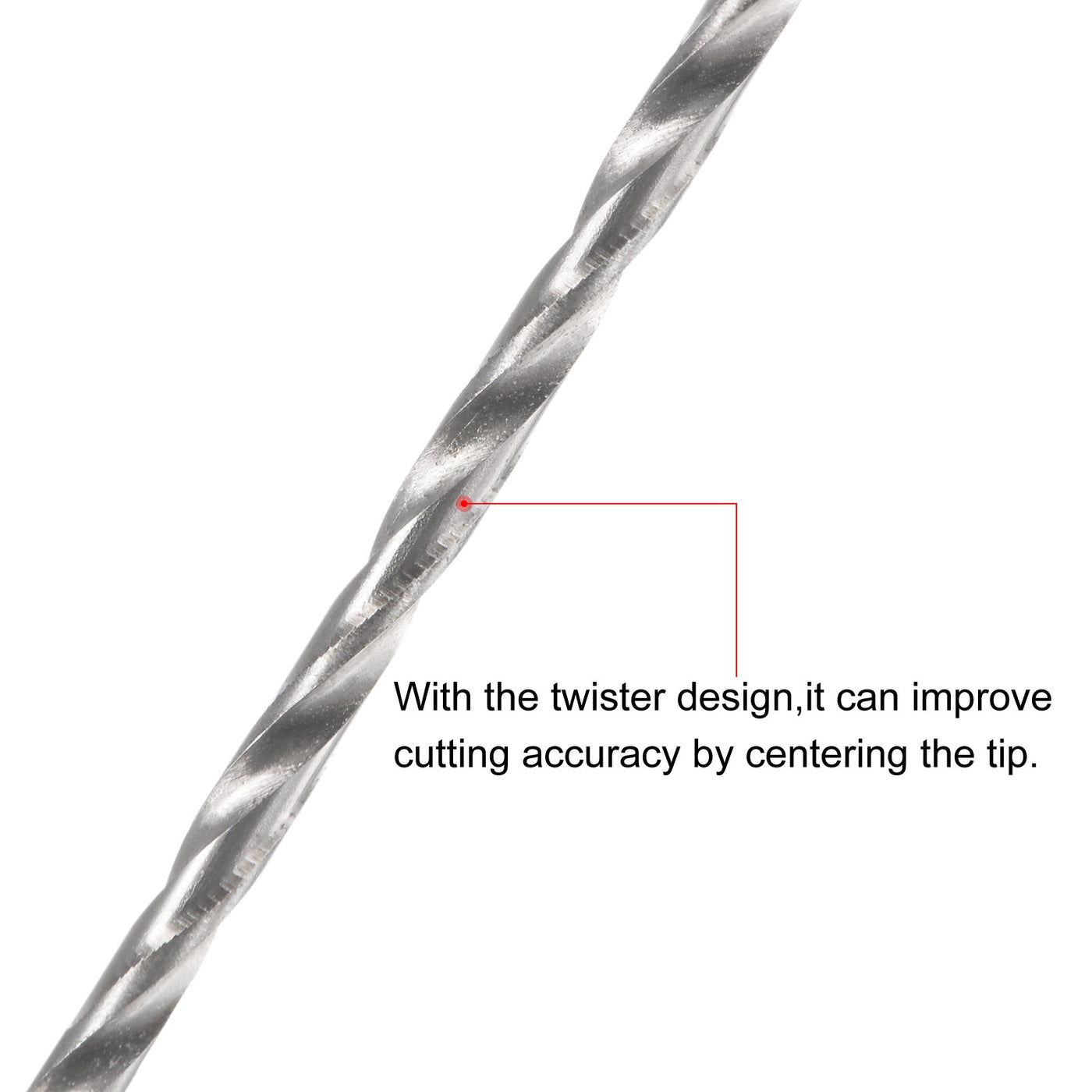 uxcell Uxcell 20 Pcs 0.5mm 1.5mm Mini Twist Drill Bits, High-Speed Steel Extra Long Drill Bit