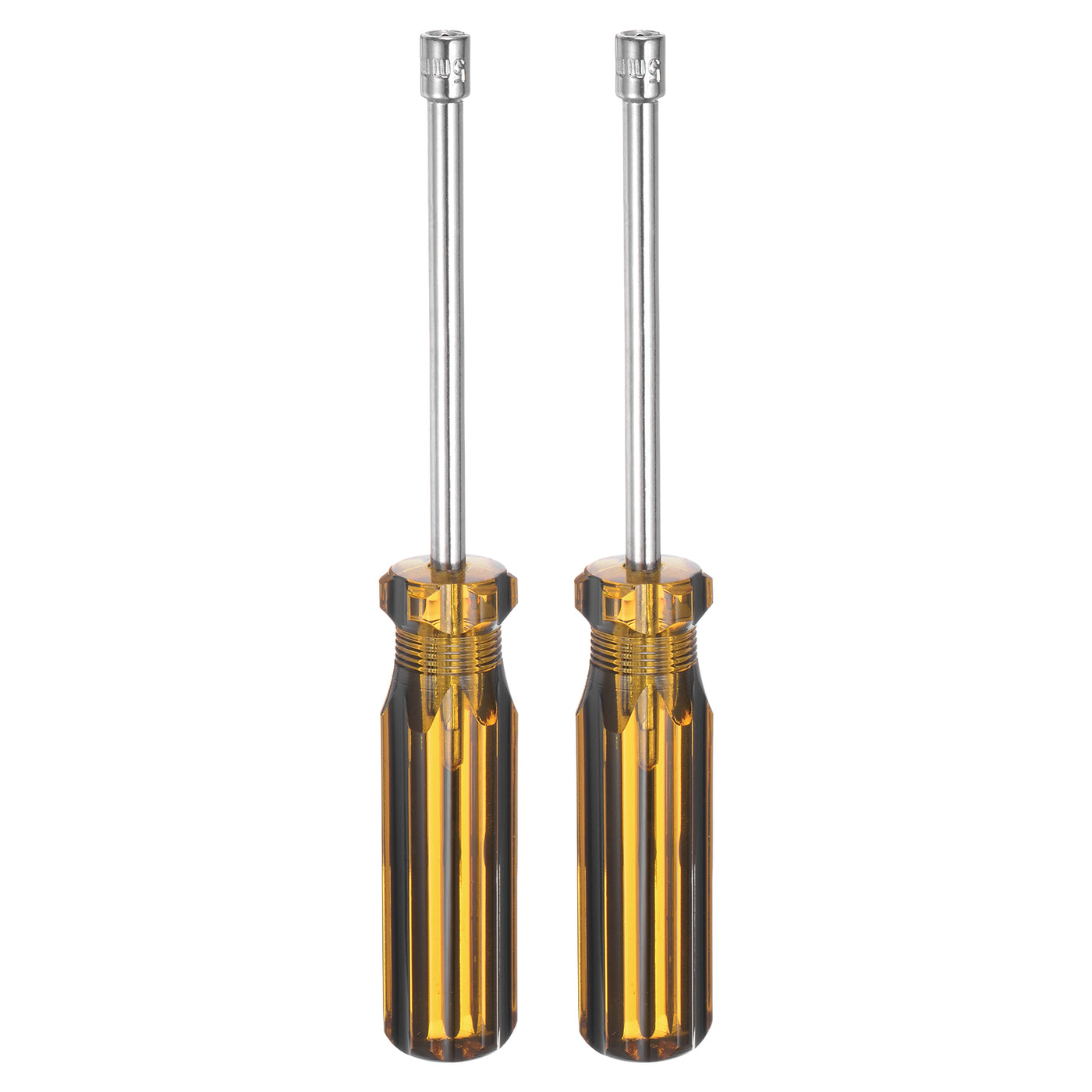 Harfington 2 Pcs Metric Nut Screwdriver 5mm Non-Magnetic for Automotive Maintenance