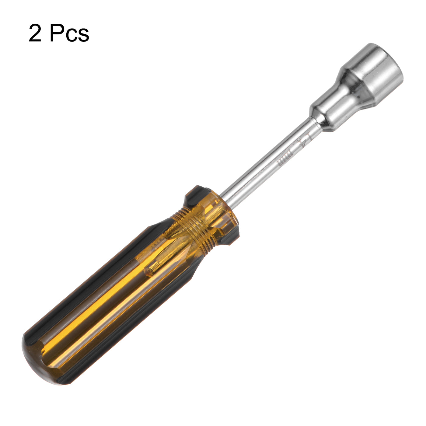 Harfington 2 Pcs Metric Nut Screwdriver 14mm Non-Magnetic for Automotive Maintenance