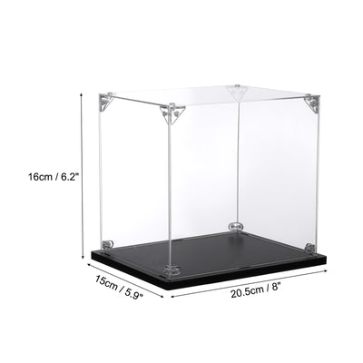 Harfington Acrylic Display Case, 8x6x6" for Displaying Collectibles, Dolls,Model Car