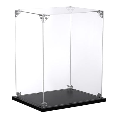 Harfington Acryl Display Case, 8x6x8 Zoll, montierbare staubdichte Vitrine, klare Würfel-Theke zur Präsentation von Sammlerstücken, Puppen